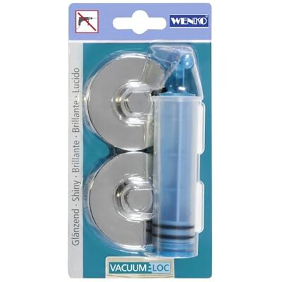 WENKO Vacuum-Loc® adapter – bevestiging zonder boren, kunststof, 6 x 2,8 x 6 cm, verchroomd WENKO Vacuum-Loc® adapter – bevestiging zonder boren, kunststof, 6 x 2,8 x 6 cm, verchroomd
