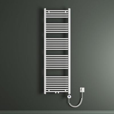 Mai & Mai Handdoekradiator, 160 x 50 cm, wit, 800 W, weerstand Mai & Mai Handdoekradiator, 160 x 50 cm, wit, 800 W, weerstand