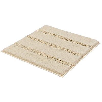 Kleine Wolke Badmat MONROVIA zandbeige 60 x 60 cm Oeko-Tex gecertificeerd, antislip onderkant, geschikt voor vloerverwarming, machinewasbaar, 100% polyester Kleine Wolke Badmat MONROVIA zandbeige 60 x 60 cm Oeko-Tex gecertificeerd, antislip onderkant, geschikt voor vloerverwarming, machinewasbaar, 100% polyester