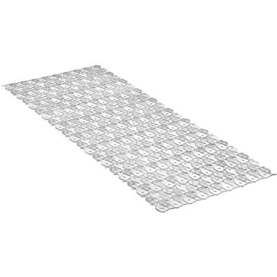 TATAY Douchemat, antislip, pvc, met zuignappen, schimmel- en microbenbestendig, antibacterieel, visdesign, wit, 97 x 36 cm TATAY Douchemat, antislip, pvc, met zuignappen, schimmel- en microbenbestendig, antibacterieel, visdesign, wit, 97 x 36 cm