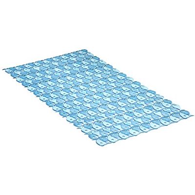 TATAY Douchemat, antislip, pvc, met zuignappen, schimmel- en microbenbestendig, antibacterieel, visdesign, blauw, afmetingen 72 x 36 cm TATAY Douchemat, antislip, pvc, met zuignappen, schimmel- en microbenbestendig, antibacterieel, visdesign, blauw, afmetingen 72 x 36 cm
