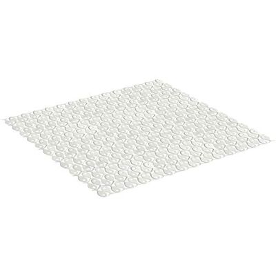 TATAY Douchemat met zuignappen, antislip, pvc, schimmel- en microbbestendig, antibacterieel, visdesign, pergamonwit, afmetingen: 54 x 54 cm TATAY Douchemat met zuignappen, antislip, pvc, schimmel- en microbbestendig, antibacterieel, visdesign, pergamonwit, afmetingen: 54 x 54 cm
