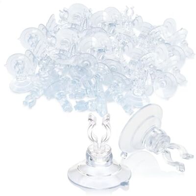 com-four ® 80 x zuignap met kabelgleuf, multifunctionele haak Ø 3 cm Stevige raamknoppen com-four ® 80 x zuignap met kabelgleuf, multifunctionele haak Ø 3 cm Stevige raamknoppen