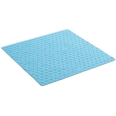 TATAY Antislip rubberen badmat SBS TP met 120 zuignappen, vierkant, diamantdesign, blauw, 54 x 54 cm TATAY Antislip rubberen badmat SBS TP met 120 zuignappen, vierkant, diamantdesign, blauw, 54 x 54 cm