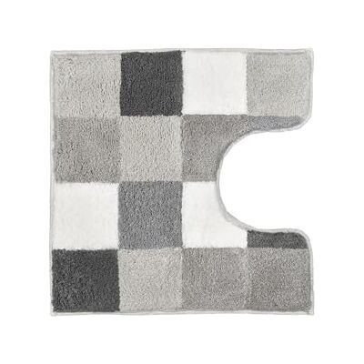 Kleine Wolke CARO WC-mat, flanel, 55 x 55 cm, met uitsparing Kleine Wolke CARO WC-mat, flanel, 55 x 55 cm, met uitsparing