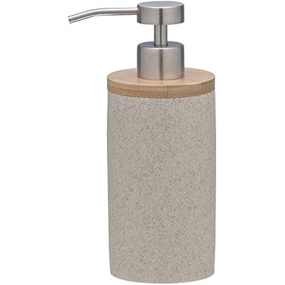 Sealskin Grace Zeepdispenser van polyhars, zand, 7 x 9,6 x 18 cm Sealskin Grace Zeepdispenser van polyhars, zand, 7 x 9,6 x 18 cm