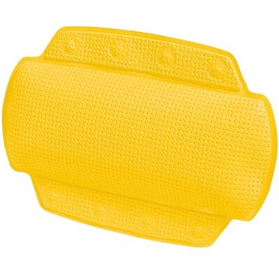 Spirella Alaska Badkussen PVC 32x23cm Geel Spirella Alaska Badkussen PVC 32x23cm Geel