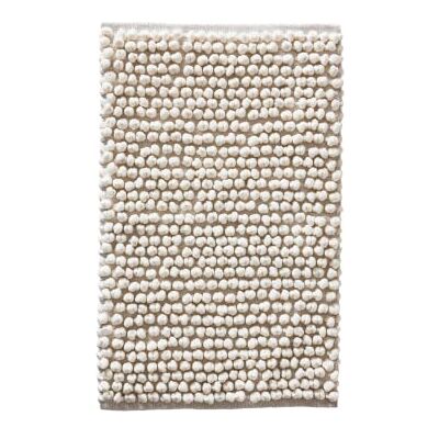 Jotex Hills Popcorn Badmat, katoenmix, polyester, wit, 50 x 80 cm Jotex Hills Popcorn Badmat, katoenmix, polyester, wit, 50 x 80 cm