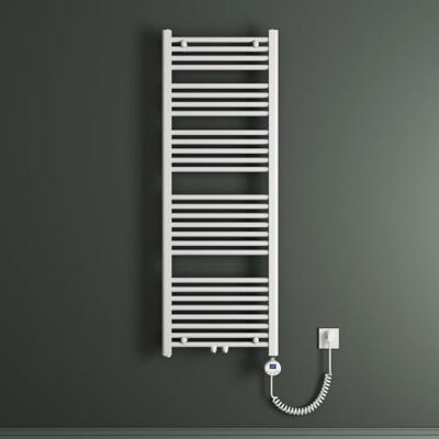 Mai & Mai Handdoekradiator, 140 x 60 cm, wit, 800 W, weerstand Mai & Mai Handdoekradiator, 140 x 60 cm, wit, 800 W, weerstand