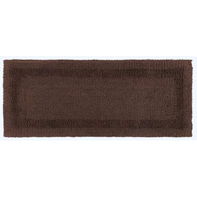 HOMESCAPES Badmat, bruin, premium badmat, 40 x 100 cm, dubbelzijdig design katoenen badmat HOMESCAPES Badmat, bruin, premium badmat, 40 x 100 cm, dubbelzijdig design katoenen badmat