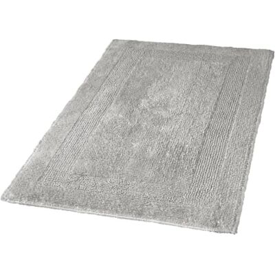 Kleine Wolke badmat ARIZONA zilvergrijs 80 x 140 cm Oeko-Tex gecertificeerd, voor vloerverwarming, machinewasbaar, 100% katoen Kleine Wolke badmat ARIZONA zilvergrijs 80 x 140 cm Oeko-Tex gecertificeerd, voor vloerverwarming, machinewasbaar, 100% katoen