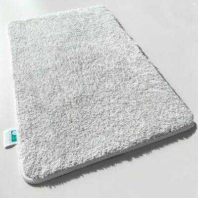 casa pura Sky Soft Badmat, hoogpolig, zacht en pluizig, badmat in Shaggy-look, antislip, wasbaar, Oeko-Tex 100 gecertificeerd, wit , 50 x 80 cm casa pura Sky Soft Badmat, hoogpolig, zacht en pluizig, badmat in Shaggy-look, antislip, wasbaar, Oeko-Tex 100 gecertificeerd, wit , 50 x 80 cm