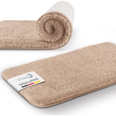 Beautissu Badmat Antislip 80x50 cm BeauMare FL Hoogpolig Tapijt in Shaggy Look geschikt voor Vloerverwarming Zachte Microvezel Badmat voor Douche, Badkuip en WC Badmat Beige 80x50cm nature de douche salle de moelleux extra épais poils longs shaggy grand Beautissu Badmat Antislip 80x50 cm BeauMare FL Hoogpolig Tapijt in Shaggy Look geschikt voor Vloerverwarming Zachte Microvezel Badmat voor Douche, Badkuip en WC Badmat Beige 80x50cm nature de douche salle de moelleux extra épais poils longs shaggy grand
