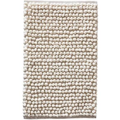 Jotex Popcorn 1623915 badmat, 80 x 120 cm, wit Jotex Popcorn 1623915 badmat, 80 x 120 cm, wit