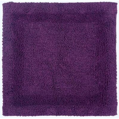 HOMESCAPES Kleine luxe badmat, 1600 g/m², extra zacht, 100% katoen, omkeerbaar, antislip, wasbaar, super absorberend, sneldrogend, pruim, 50 x 50 cm, vierkant HOMESCAPES Kleine luxe badmat, 1600 g/m², extra zacht, 100% katoen, omkeerbaar, antislip, wasbaar, super absorberend, sneldrogend, pruim, 50 x 50 cm, vierkant
