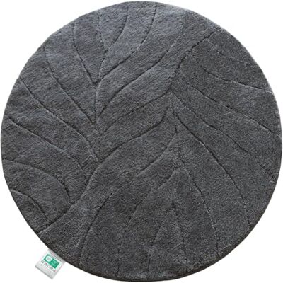 Floordirekt Extra zachte en sneldrogende badmat met antislip achterkant Badmat (Maris) (donkergrijs, rond, 120 cm) Floordirekt Extra zachte en sneldrogende badmat met antislip achterkant Badmat (Maris) (donkergrijs, rond, 120 cm)