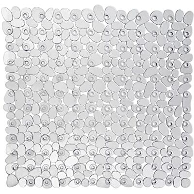 WENKO Douchemat Paradise transparant, antislip, zuignappen, pvc, 54 x 54 cm, transparant WENKO Douchemat Paradise transparant, antislip, zuignappen, pvc, 54 x 54 cm, transparant