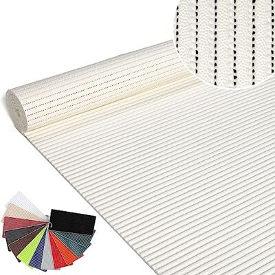 ANRO Antislip badmat van zacht schuim, wit, 500 x 130 cm ANRO Antislip badmat van zacht schuim, wit, 500 x 130 cm