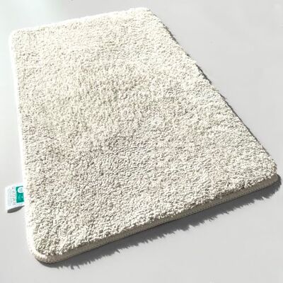casa pura Sky Soft Badmat, hoogpolig, zacht, pluizig, antislip, wasbaar, getest op schadelijke stoffen, 16 kleuren en 6 maten, crèmekleur, rond, 120 cm casa pura Sky Soft Badmat, hoogpolig, zacht, pluizig, antislip, wasbaar, getest op schadelijke stoffen, 16 kleuren en 6 maten, crèmekleur, rond, 120 cm