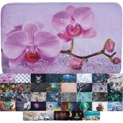 Sanilo Badmat, keuze uit vele mooie badmatten, zeer zacht en antislip, wasbaar en sneldrogend, 70 x 110 cm Tapis de douche absorbant et très doux, à séchage rapide et lavable Sanilo Badmat, keuze uit vele mooie badmatten, zeer zacht en antislip, wasbaar en sneldrogend, 70 x 110 cm Tapis de douche absorbant et très doux, à séchage rapide et lavable