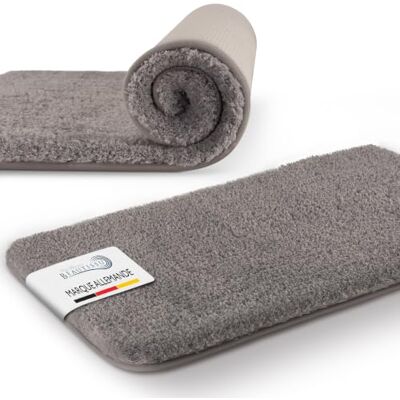 Beautissu Badmat Antislip 60x50 cm BeauMare FL Hoogpolig Tapijt in Shaggy Look geschikt voor Vloerverwarming Zachte Microvezel Badmat voor Douche, Badkuip en WC Badmat Grijs 60x50cm gris clair moelleux extra épais de douche salle de lavable poils longs Beautissu Badmat Antislip 60x50 cm BeauMare FL Hoogpolig Tapijt in Shaggy Look geschikt voor Vloerverwarming Zachte Microvezel Badmat voor Douche, Badkuip en WC Badmat Grijs 60x50cm gris clair moelleux extra épais de douche salle de lavable poils longs