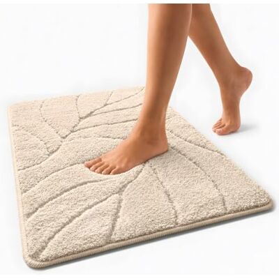 Floordirekt Extra zachte en sneldrogende badmat, ivoorkleurig, 80 x 150 cm Floordirekt Extra zachte en sneldrogende badmat, ivoorkleurig, 80 x 150 cm