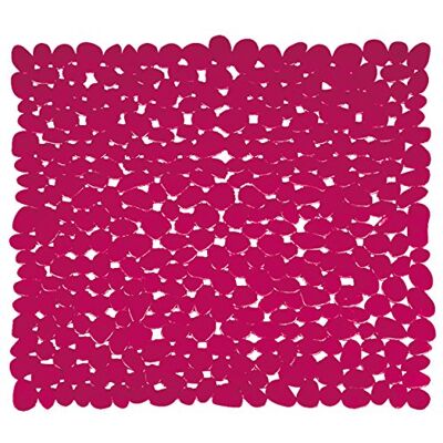 MSV Douchemat, pvc, kiezelstenen, 53 x 53 cm, roze MSV Douchemat, pvc, kiezelstenen, 53 x 53 cm, roze