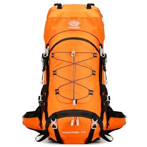 YFREAL Reisrugzak, wandelen, kamperen met regenhoes, waterdichte rugzak, klimrugzak voor dames en heren, 60 liter, Oranje, L YFREAL Reisrugzak, wandelen, kamperen met regenhoes, waterdichte rugzak, klimrugzak voor dames en heren, 60 liter, Oranje, L
