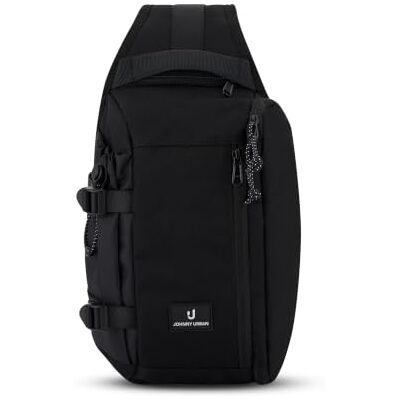 Johnny Urban Charlie schoudertas voor dames en heren, schoudertas, reizen, wandelen, outdoor, robuust en duurzaam materiaal, flessenvak Johnny Urban Charlie schoudertas voor dames en heren, schoudertas, reizen, wandelen, outdoor, robuust en duurzaam materiaal, flessenvak