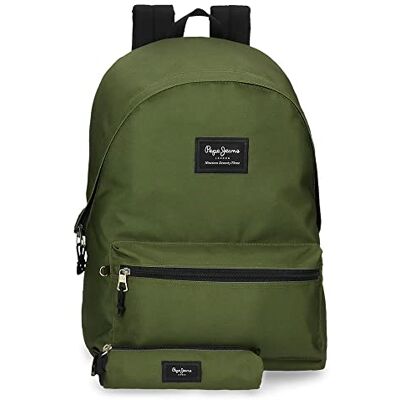 Pepe Jeans Aris 15,6 inch laptop rugzak schooltas groen 31 x 44 x 17,5 cm polyester 30,01 L groen laptop rugzak + schooltas, Groen, Laptoprugzak + schooltas Pepe Jeans Aris 15,6 inch laptop rugzak schooltas groen 31 x 44 x 17,5 cm polyester 30,01 L groen laptop rugzak + schooltas, Groen, Laptoprugzak + schooltas