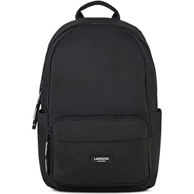 LARKSON Schoolrugzak voor meisjes en jongens tieners nr. 3 Rugzak voor dames en heren voor school 16 inch laptopvak Gerecycled PET Waterdicht One Size LARKSON Schoolrugzak voor meisjes en jongens tieners nr. 3 Rugzak voor dames en heren voor school 16 inch laptopvak Gerecycled PET Waterdicht One Size