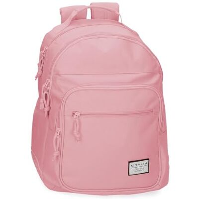 MOVOM Always on The Move Schoolrugzak met twee vakken, geschikt voor trolley, 32 x 42 x 15 cm, polyester, 21,12 l, roze, schoolrugzak met twee vakken, geschikt voor trolley, Roze, Schoolrugzak met MOVOM Always on The Move Schoolrugzak met twee vakken, geschikt voor trolley, 32 x 42 x 15 cm, polyester, 21,12 l, roze, schoolrugzak met twee vakken, geschikt voor trolley, Roze, Schoolrugzak met