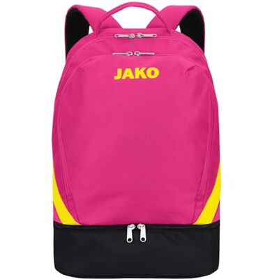 JAKO Iconische Roze-Zwarte Rugzak, Os Geen Geslacht JAKO Iconische Roze-Zwarte Rugzak, Os Geen Geslacht