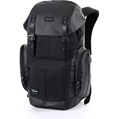 NITRO Weekender Unisex rugzak (1 stuk), Zwart; duurzaam., L, Rugzak NITRO Weekender Unisex rugzak (1 stuk), Zwart; duurzaam., L, Rugzak