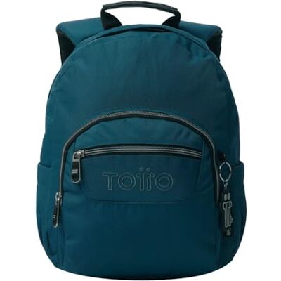 Totto Tempera Schoolrugzak voor kinderen, uniseks, Blauw (Moroccan Blue), Minimalistisch Totto Tempera Schoolrugzak voor kinderen, uniseks, Blauw (Moroccan Blue), Minimalistisch