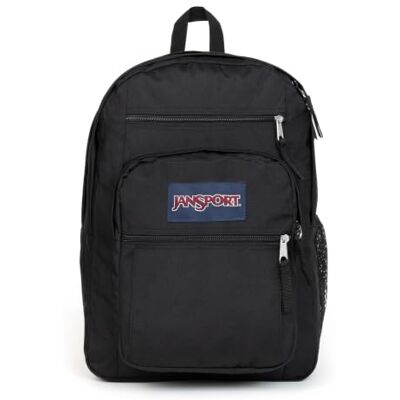 JANSPORT big student, grote rugzak, 15 inch laptopvak., Zwart JANSPORT big student, grote rugzak, 15 inch laptopvak., Zwart