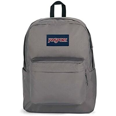 JANSPORT Superbreak Plus Rugzak, uniseks, 1 stuk, Grafiet grijs, Superbreak Plus rugzak JANSPORT Superbreak Plus Rugzak, uniseks, 1 stuk, Grafiet grijs, Superbreak Plus rugzak
