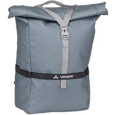 VAUDE Mineo 23 Daypack rugzak met rolsluiting, 25 liter, met laptopvak, waterdicht, gerecycled PET, insteekfunctie voor trolley Mittelgroße VAUDE Mineo 23 Daypack rugzak met rolsluiting, 25 liter, met laptopvak, waterdicht, gerecycled PET, insteekfunctie voor trolley Mittelgroße