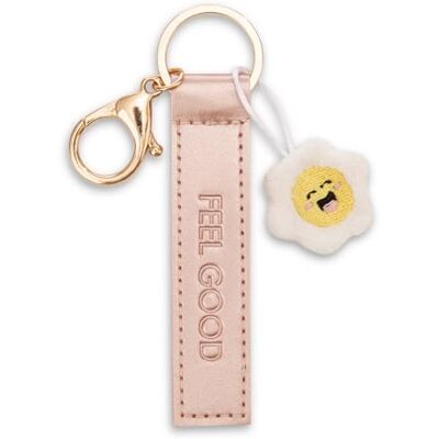 NICI Feel Good Sleutelhanger Kunstleer 10cm met Bloem Roze Een trouwe metgezel voor rugzak of tas, sleutelhanger voor jong en oud 62009 NICI Feel Good Sleutelhanger Kunstleer 10cm met Bloem Roze Een trouwe metgezel voor rugzak of tas, sleutelhanger voor jong en oud 62009