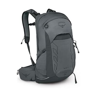 Osprey Hiel, 22 l, lichte wandelrugzak met heupriem voor heren, Ghost Grijs / Donker Antraciet, Eén maat Osprey Hiel, 22 l, lichte wandelrugzak met heupriem voor heren, Ghost Grijs / Donker Antraciet, Eén maat