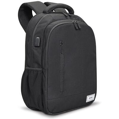 Solo New York Laptop rugzak voor dames en heren – Carry On Bookbag voor reizen en werk, lichtgewicht tas, zijvakken van mesh, geschikt voor 15,6 inch computer – Re: Define, zwart Solo New York Laptop rugzak voor dames en heren – Carry On Bookbag voor reizen en werk, lichtgewicht tas, zijvakken van mesh, geschikt voor 15,6 inch computer – Re: Define, zwart