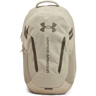 Under Armour Hustle 6.0 Uniseks rugzak voor volwassenen, kaki basis, grijs taupe schemering, Taglia unica, tas Under Armour Hustle 6.0 Uniseks rugzak voor volwassenen, kaki basis, grijs taupe schemering, Taglia unica, tas