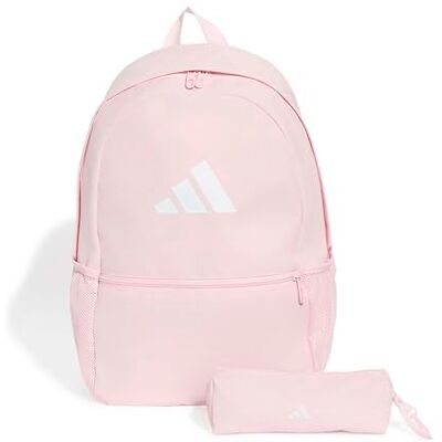 Adidas Mixte Pencil Case Backpack, clear pink/white, One Size Adidas Mixte Pencil Case Backpack, clear pink/white, One Size