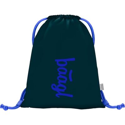 Baagl Sporttas voor jongens en meisjes, sporttas voor jongens, kinderen, tieners, schoenentas voor school en sport met reflecterende elementen, Blauw logo, L, Ontwerper Baagl Sporttas voor jongens en meisjes, sporttas voor jongens, kinderen, tieners, schoenentas voor school en sport met reflecterende elementen, Blauw logo, L, Ontwerper