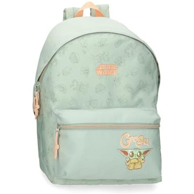 MOVOM Joumma Star Wars Grogu schoolrugzak, groen, 31 x 44 x 15 cm, polyester, 20,46 l, groen, schoolrugzak, Groen, schoolrugzak MOVOM Joumma Star Wars Grogu schoolrugzak, groen, 31 x 44 x 15 cm, polyester, 20,46 l, groen, schoolrugzak, Groen, schoolrugzak