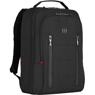 Wenger CityTraveler Rugzak voor laptop, 16 inch, tablet met touchscreen, 12 inch, 16 l, dames en heren, business, effen, school, reizen, zwart, 606490 Wenger CityTraveler Rugzak voor laptop, 16 inch, tablet met touchscreen, 12 inch, 16 l, dames en heren, business, effen, school, reizen, zwart, 606490