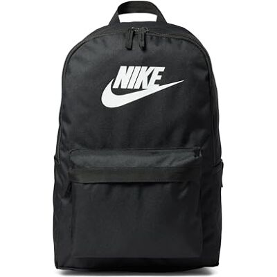 Nike Heritage Sports Rugzak, uniseks, 1 stuk, zwart/zwart/wit One Size Nike Heritage Sports Rugzak, uniseks, 1 stuk, zwart/zwart/wit One Size
