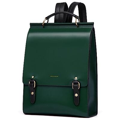 Cnoles Cnolés Zakelijke rugzak voor dames, leer, elegant, waterdicht, diefstalbeveiliging, laptoprugzak, stadstas, L, casual Cnoles Cnolés Zakelijke rugzak voor dames, leer, elegant, waterdicht, diefstalbeveiliging, laptoprugzak, stadstas, L, casual