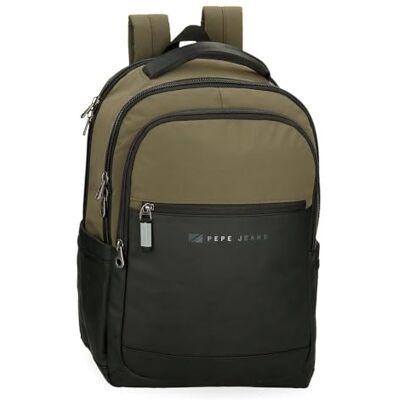 Pepe Jeans Jarvis 15,6 inch laptoprugzak, groen, 31 x 44 x 15 cm, kunstleer en polyester, 20,46 l, groen, rugzak voor kleuterschool, Groen, Kinderdagverblijf rugzak Pepe Jeans Jarvis 15,6 inch laptoprugzak, groen, 31 x 44 x 15 cm, kunstleer en polyester, 20,46 l, groen, rugzak voor kleuterschool, Groen, Kinderdagverblijf rugzak