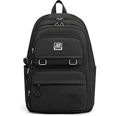 FANDARE Kinderrugzak schooltas jongens meisjes schoolrugzak kinderen schooltas voor scholieren outdoor reizen dagrugzak kleuterschooltas rugzak waterdicht nylon, Zwart, L FANDARE Kinderrugzak schooltas jongens meisjes schoolrugzak kinderen schooltas voor scholieren outdoor reizen dagrugzak kleuterschooltas rugzak waterdicht nylon, Zwart, L